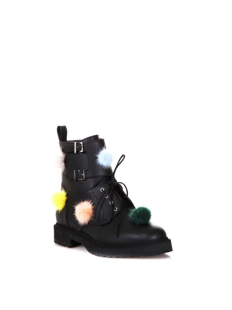 fendi pom pom boots
