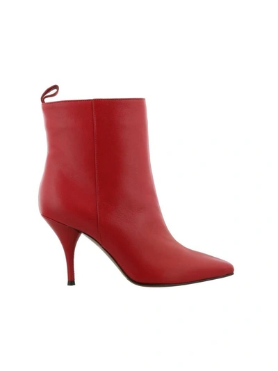 Shop L'autre Chose Ankle Boot In Red