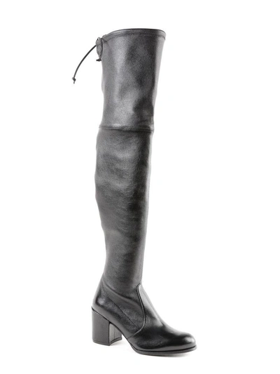 Shop Stuart Weitzman Tieland Boots In Black