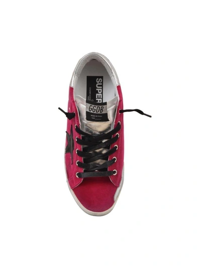 Shop Golden Goose Hot Pink Superstar Sneaker In Fuxia