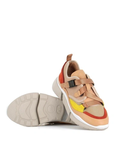 Shop Chloé Sneakers Low Sonnie In Multicolored