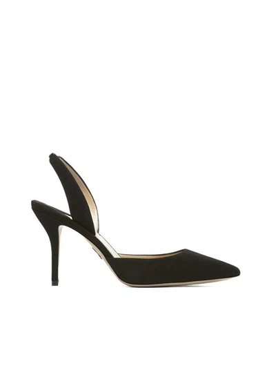 Shop Paul Andrew Sling Back Pumps In Nero