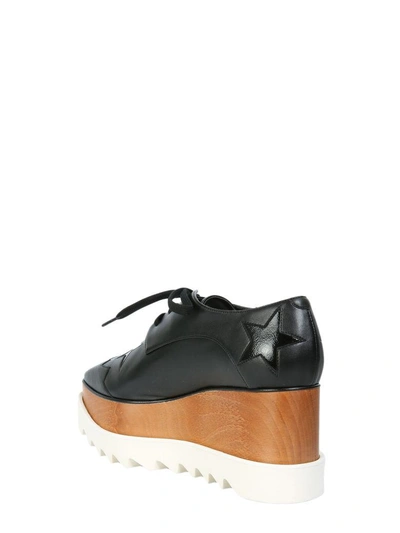 Shop Stella Mccartney Elyse Lace-up Shoes In Nero