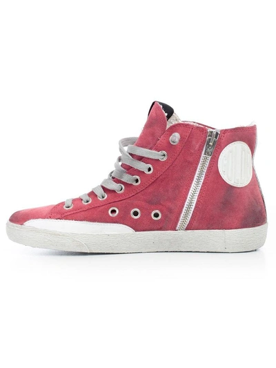 Shop Golden Goose Deluxe Brand Francy Sneakers In Bstrawberry Suede