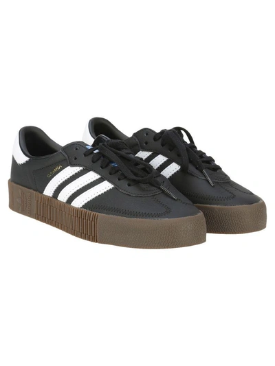 Adidas Originals Samba Rose Bold Platform Sneakers In Black | ModeSens