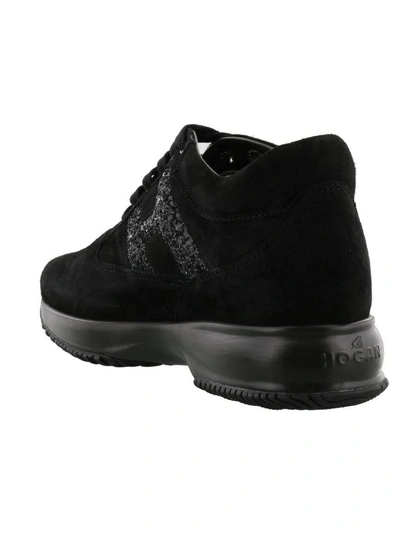 Shop Hogan Interactive Sneakers In Black