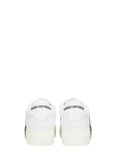 Shop Dsquared2 Icon Lace-up Trainers In White
