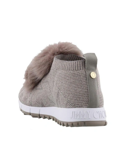 Shop Jimmy Choo Norway Sneakers In Grey
