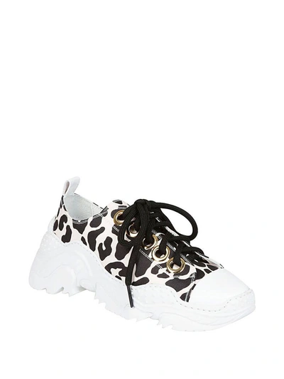 Shop N°21 Animal Print Sneakers In Maculata Cipria