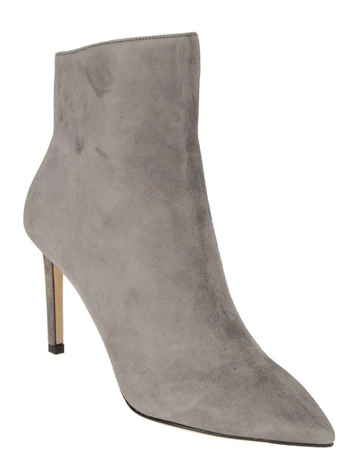 Shop Jimmy Choo Helaine Boots In Dark Grey