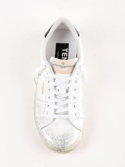 Shop Golden Goose Deluxe Brand Tennis Sneakers In White