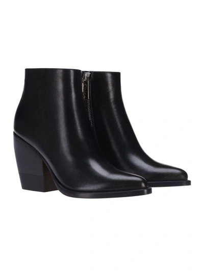 Shop Chloé Chloe' Western Boot In Black