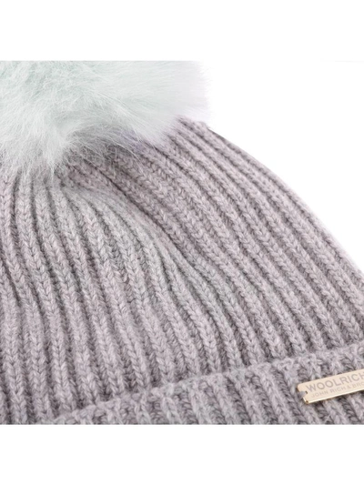 Shop Woolrich Hat In Light Grey