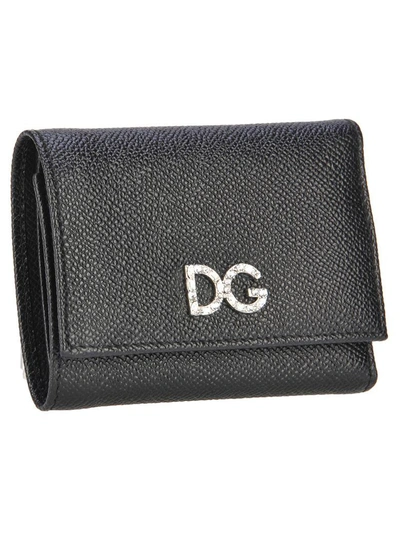 Shop Dolce & Gabbana French Wallet In Black