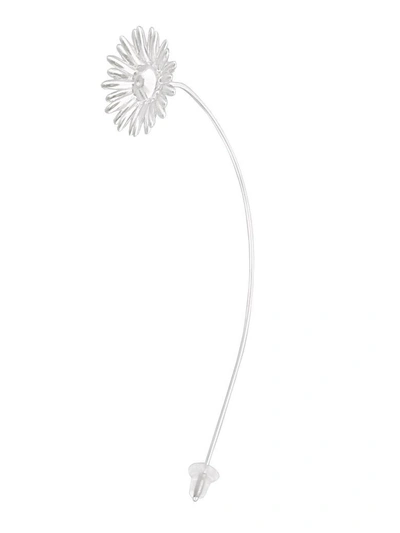 Shop Ambush Flower Earring In Silver