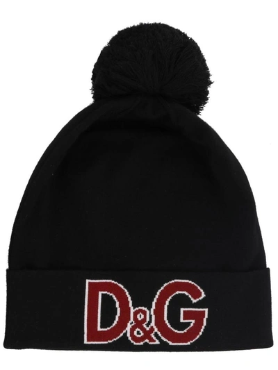 Shop Dolce & Gabbana Wool Hat In Black