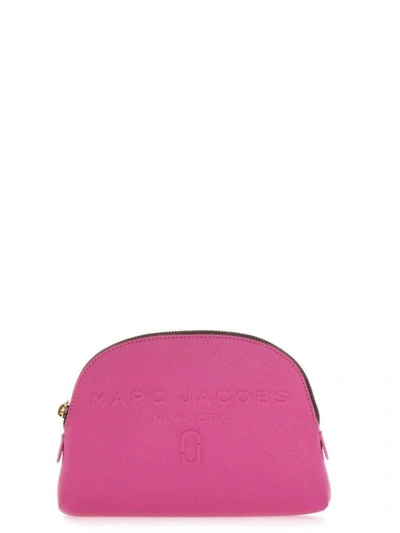 Shop Marc Jacobs Fuchsia New York Pouch In Leather In Fuxia