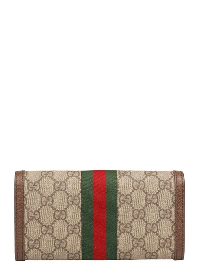 Shop Gucci Ophidia Gg Continental Wallet In 8745