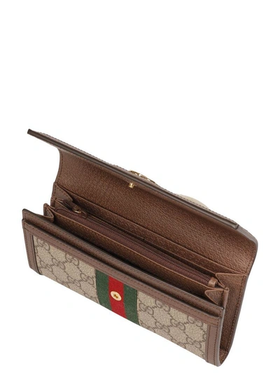 Shop Gucci Ophidia Gg Continental Wallet In 8745