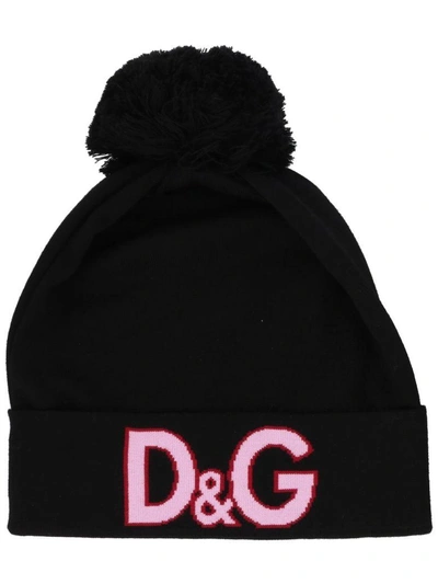 Shop Dolce & Gabbana Wool Hat In Black