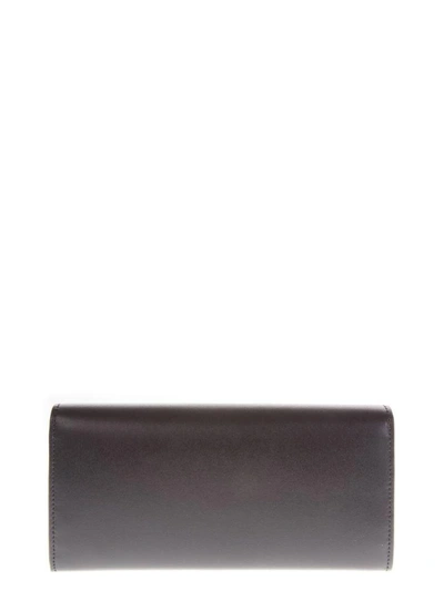 Shop Fendi Black Continental Leather Wallet