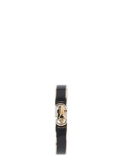 Shop Marc Jacobs Double J Hinge Cuffs In Nero