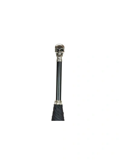 Shop Alexander Mcqueen Skull Umbrella In Black