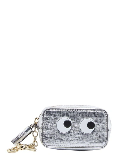 Shop Anya Hindmarch Coin Purse In Silver