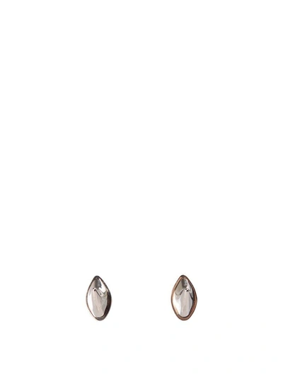 Shop Givenchy Shark Tooth Earrings In Argento