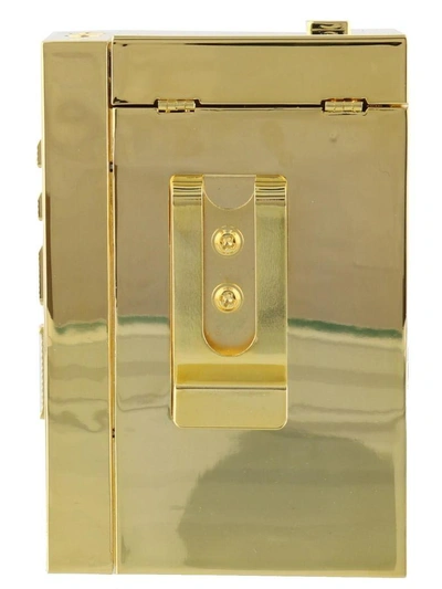 Shop Ambush Cassette Player Cigarettes Case In Gold