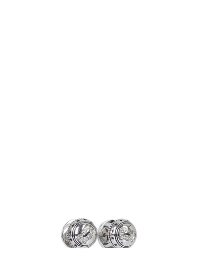 Shop Marc Jacobs Studs Earrings In Argento