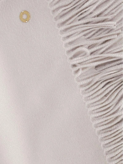 Shop Loro Piana Fringed Shawl In Beige