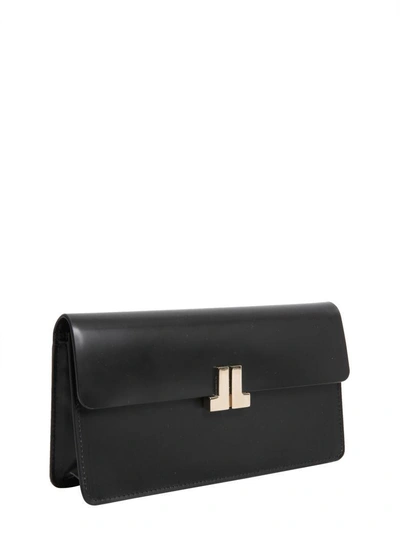 Shop Lanvin Continental Wallet In Nero