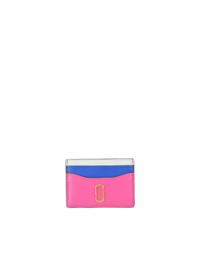 Shop Marc Jacobs Snapshot Card Case In Vivid Pink Multi