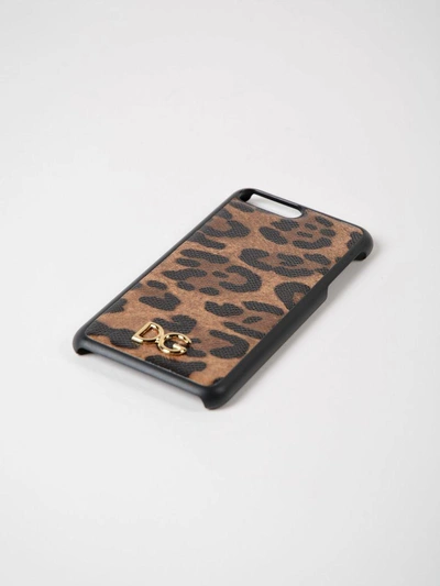 Shop Dolce & Gabbana St. Dauphine Iphone 7-8 Case In Ha93m Leo Con Logo