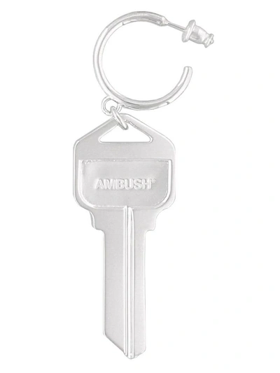 Shop Ambush Key Earring In Silver