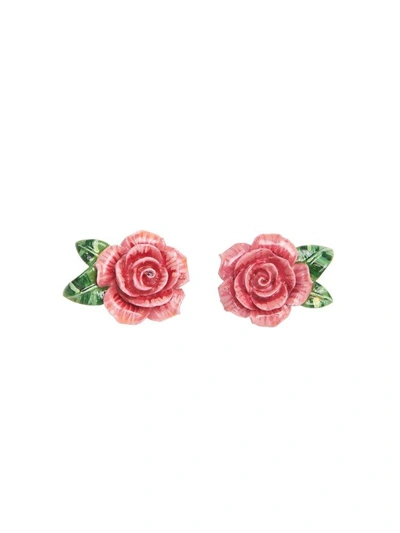 Shop Dolce & Gabbana Earrings In Pink