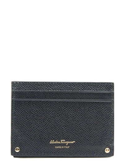 Shop Ferragamo Salvatore  '014' Cardholder In Black