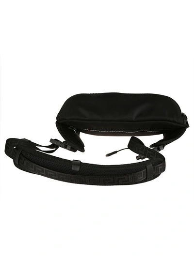 Shop Versace Medusa Belt Bag In Black