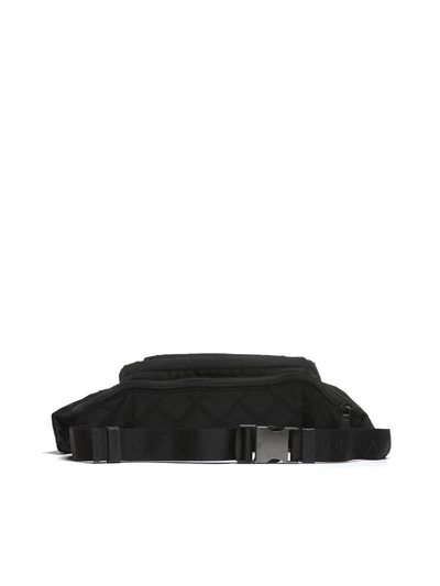 Shop Prada Logo Patch Belt Bag In Nero