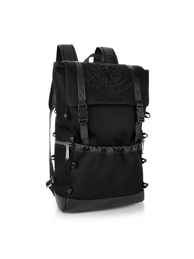 Shop Balmain Black Nylon Men's Climb Backpack