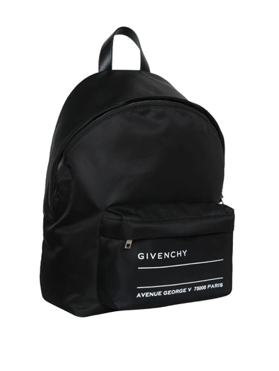 Shop Givenchy Address Backpack In Nero