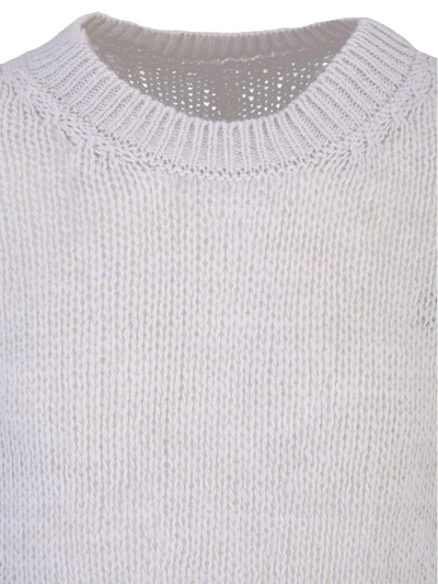 Shop Ben Taverniti Unravel Project Sweater In Grigio Chiaro