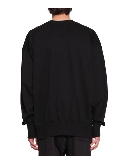 Shop Y-3 Cotton Sweatshirt In Nero