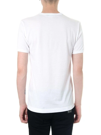 Shop Dolce & Gabbana White Cotton T-shirt Dg Millenials