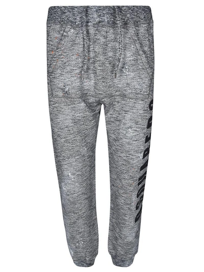 Shop Dsquared2 Side Logo Track Pants In Gray