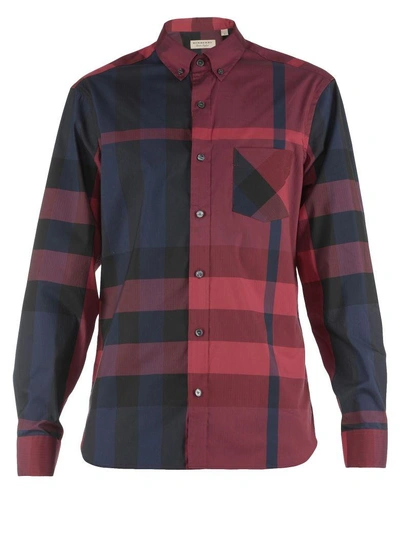 Shop Burberry Thornaby Shirt In Bright Red