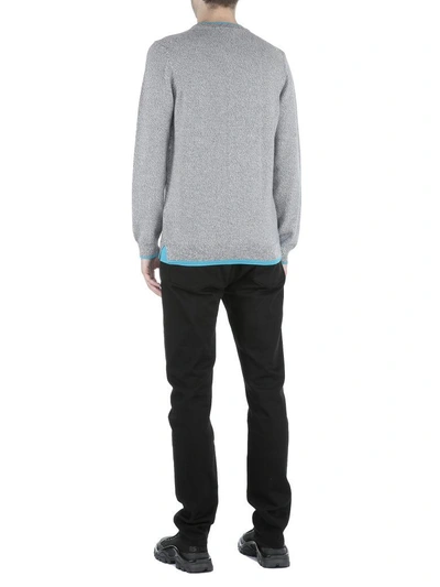 Shop Kenzo Wool Sweater In Dove Grey