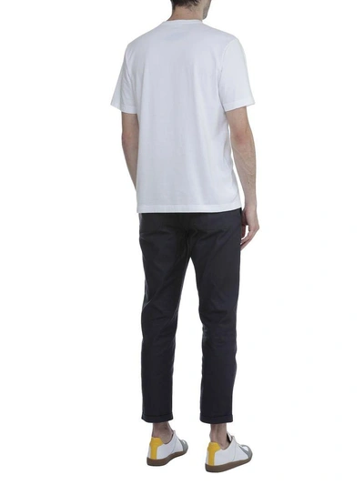Shop Marni Cotton T-shirt In White+provetta Print