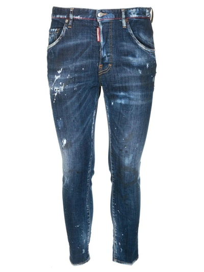 Shop Dsquared2 Distressed Waist Fit Jeans